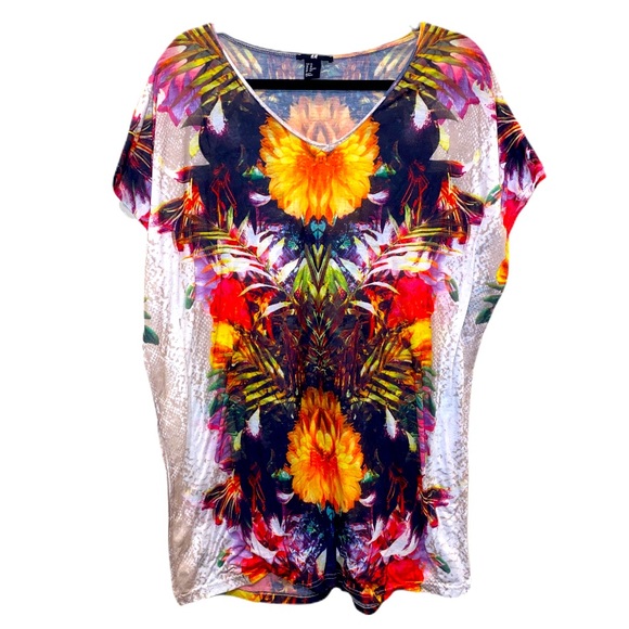 H&M Floral Beach Coverup - Size Small - Picture 1 of 2